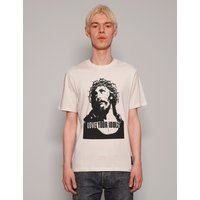 ‘Love Your Idols’ Shirt in Ecru