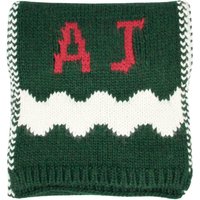 Emporio Armani Armani Jeans W Green Wool Blend Scarf U One Size Emporio Armani Armani Jeans W Green Wool Blend Scarf U One Size