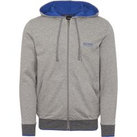 Boss Grey Zip Through Hoodie Boss Grey Zip Through Hoodie