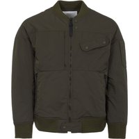 White Mountaineering Khaki Gore Windstopper Twill Yoke Sleeve MA- Bomber Jacket White Mountaineering Khaki Gore Windstopper Twill Yoke Sleeve MA- Bomber Jacket