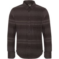 Naked and Famous Denim Dark Grey Tribal Shirt Naked and Famous Denim Dark Grey Tribal Shirt