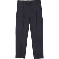 Emporio Armani Navy Stretch Wool Trousers Emporio Armani Navy Stretch Wool Trousers