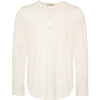 Oliver Spencer Farnley Oatmeal Boro Henley Shirt Oliver Spencer Farnley Oatmeal Boro Henley Shirt