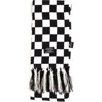 Tootal Vintage Checkered Scarf – Black & White One Size