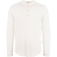 Oliver Spencer Swanfield Long Sleeve Henley Shirt – Elms Ecru Oliver Spencer Swanfield Long Sleeve Henley Shirt – Elms Ecru