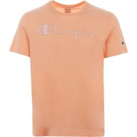 Champion Seersucker Script Logo Shirt – Peach Champion Seersucker Script Logo Shirt – Peach