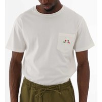 Maison Kitsune Resting Fox Patch Shirt – Ecru Maison Kitsune Resting Fox Patch Shirt – Ecru