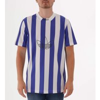 Adidas Originals Stripes Jersey Shirt – Active Blue & White Adidas Originals Stripes Jersey Shirt – Active Blue & White