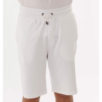 Boss Loungewear shorts in melange French terry – White Boss Loungewear shorts in melange French terry – White