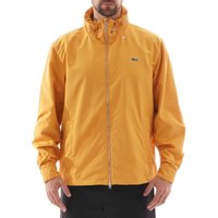 Lacoste Concealed Hood Combinable Lightweight Zip Windbreaker – Yellow Lacoste Concealed Hood Combinable Lightweight Zip Windbreaker – Yellow