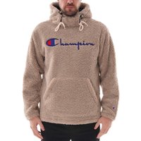 Champion Script Logo Teddy Hoodie Champion Script Logo Teddy Hoodie