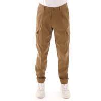 Boss Relaxed-fit cargo trousers in Italian fabric – Beige