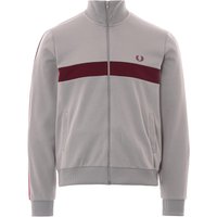 Fred Perry Chest Panel Track Jacket – Grey Fred Perry Chest Panel Track Jacket – Grey