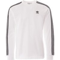 Adidas Originals Stripes Long Sleeve Top – White Adidas Originals Stripes Long Sleeve Top – White