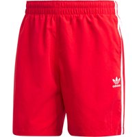 Adidas Originals Stripe Swim shorts – Scarlet Adidas Originals Stripe Swim shorts – Scarlet