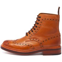 Grenson Fred Calf Brogue Boots – Tan .