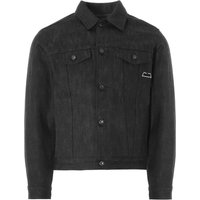 Naked and Famous Denim Dark Knight Selvedge Denim Jacket – BlackGrey Naked and Famous Denim Dark Knight Selvedge Denim Jacket – BlackGrey