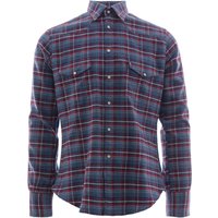 C Jeans Antoine Flannel Western Shirt – Blue Check C Jeans Antoine Flannel Western Shirt – Blue Check