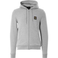 Belstaff Zip Hoodie – Grey Melange Belstaff Zip Hoodie – Grey Melange