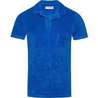 Orlebar Brown Tailored Fit Terry Towelling Polo Shirt – Sky Diver Blue Orlebar Brown Tailored Fit Terry Towelling Polo Shirt – Sky Diver Blue