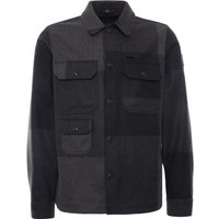 Belstaff Forge Overshirt Wool Melton Blend – Charcoal Belstaff Forge Overshirt Wool Melton Blend – Charcoal