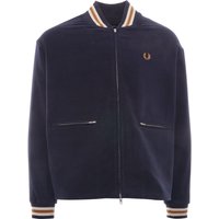 Fred Perry Reissues Towel Bomber Jacket – Navy Fred Perry Reissues Towel Bomber Jacket – Navy