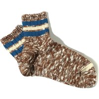 Anonymous Ism Line Slub Crew Socks – Brown One Size