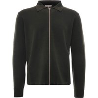 Far Afield Alexsey Zipper Cardigan – Dark Olive Far Afield Alexsey Zipper Cardigan – Dark Olive