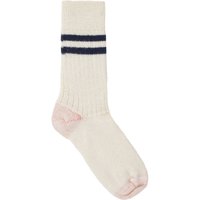 Merz b Schwanen Retro Sport Socks Striped – NaturalInk Merz b Schwanen Retro Sport Socks Striped – NaturalInk