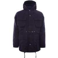 Universal Works CW Parka in Dusky Green Aero Wax Cotton – Navy Universal Works CW Parka in Dusky Green Aero Wax Cotton – Navy
