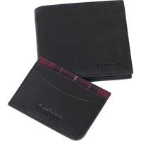 Barbour Leather Wallet and Card Holder Gift Set – Black One Size Barbour Leather Wallet and Card Holder Gift Set – Black One Size