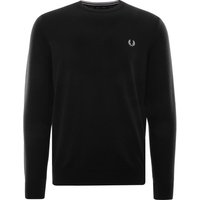 Fred Perry Classic Crew Neck Jumper – Black Fred Perry Classic Crew Neck Jumper – Black
