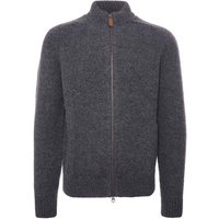 Barbour Calder Knitted Zip Sweatshirt – Charcoal Marl Barbour Calder Knitted Zip Sweatshirt – Charcoal Marl