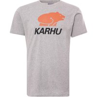 Karhu Basic Logo Shirt – Heather GreyBurnt Orange Karhu Basic Logo Shirt – Heather GreyBurnt Orange