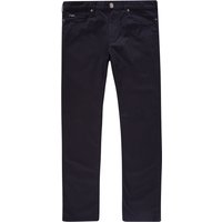 Emporio Armani J Yarn-Dyed Cotton-Blend Trousers – Navy W” L” Emporio Armani J Yarn-Dyed Cotton-Blend Trousers – Navy W” L”