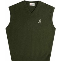 Pringle of Scotland V Neck Sleeveless Jumper – Pine Tree Pringle of Scotland V Neck Sleeveless Jumper – Pine Tree
