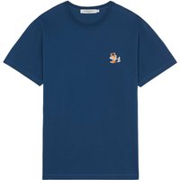 Maison Kitsune Chillax Fox Patch Classic Shirt – Blue Denim Maison Kitsune Chillax Fox Patch Classic Shirt – Blue Denim
