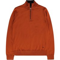 Paul Smith Pullover Half Zip Wool Jumper – Dark Rust Paul Smith Pullover Half Zip Wool Jumper – Dark Rust