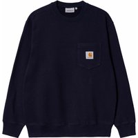 Carhartt WIP Pocket Sweatshirt – Dark Navy Carhartt WIP Pocket Sweatshirt – Dark Navy