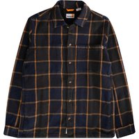Timberland Plaid Woven Overshirt – NavyOrange Timberland Plaid Woven Overshirt – NavyOrange