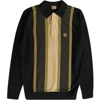Gabicci Vintage Fiennes Long Sleeve Polo Top Gabicci Vintage Fiennes Long Sleeve Polo Top