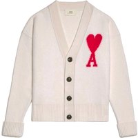 AMI De Coeur Cardigan – Off White AMI De Coeur Cardigan – Off White