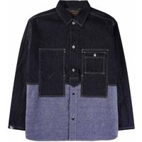 Nigel Cabourn Utility Shirt Type oz Denim – Indigo Nigel Cabourn Utility Shirt Type oz Denim – Indigo