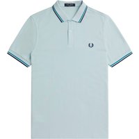 Fred Perry M Twin Tipped Polo Shirt – Light Ice Fred Perry M Twin Tipped Polo Shirt – Light Ice