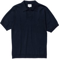 Norse Projects Leif Cotton Linen Polo Shirt – Dark Navy Norse Projects Leif Cotton Linen Polo Shirt – Dark Navy