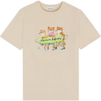 Maison Kitsune Surfing Foxes Comfort Shirt – Paper Maison Kitsune Surfing Foxes Comfort Shirt – Paper