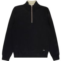 Paul Smith Pullover Half Zip Wool Jumper – Black Paul Smith Pullover Half Zip Wool Jumper – Black