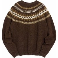 YMC Suedehead Fair Isle Knit Crewneck Jumper YMC Suedehead Fair Isle Knit Crewneck Jumper