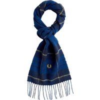 Fred Perry Lambswool Tartan Scarf – Navy One Size Fred Perry Lambswool Tartan Scarf – Navy One Size
