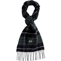 Fred Perry Lambswool Tartan Scarf – Black One Size Fred Perry Lambswool Tartan Scarf – Black One Size